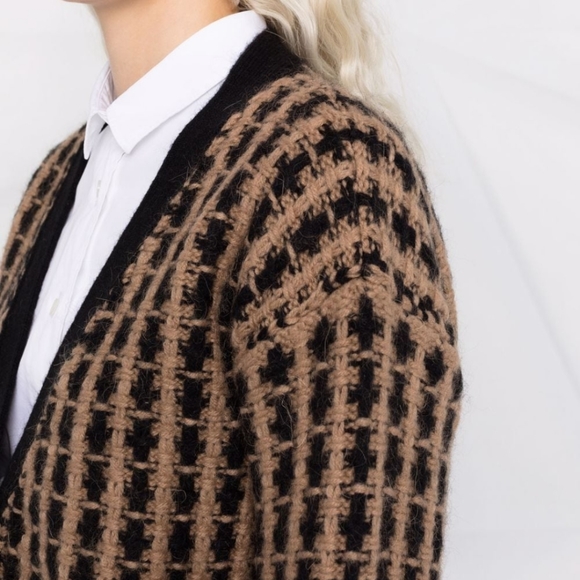 RED Valentino V-neck woven cardigan - Picture 4 of 12